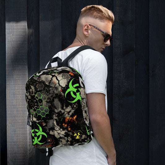 Bags- Biohazard Urban Decay Green Backpack