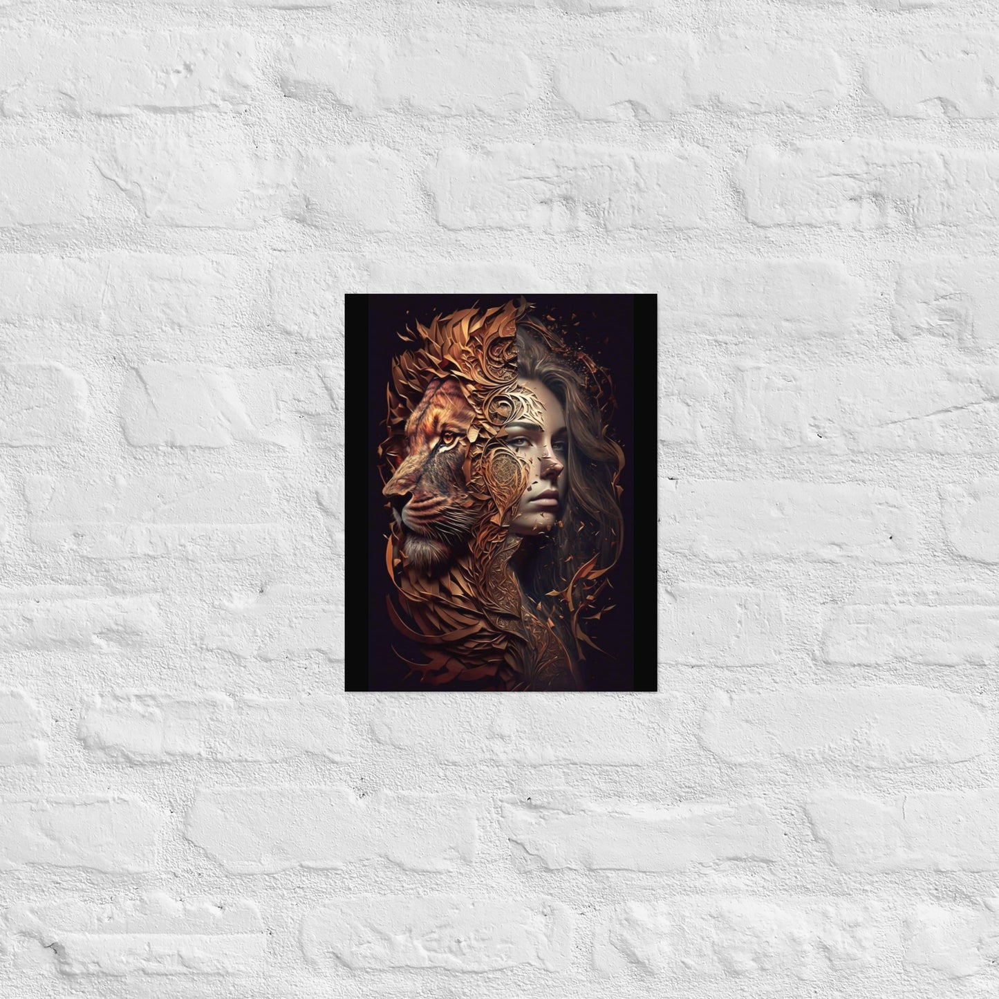 WA- The Lion Inside Print By Skyryn Voss - Poster