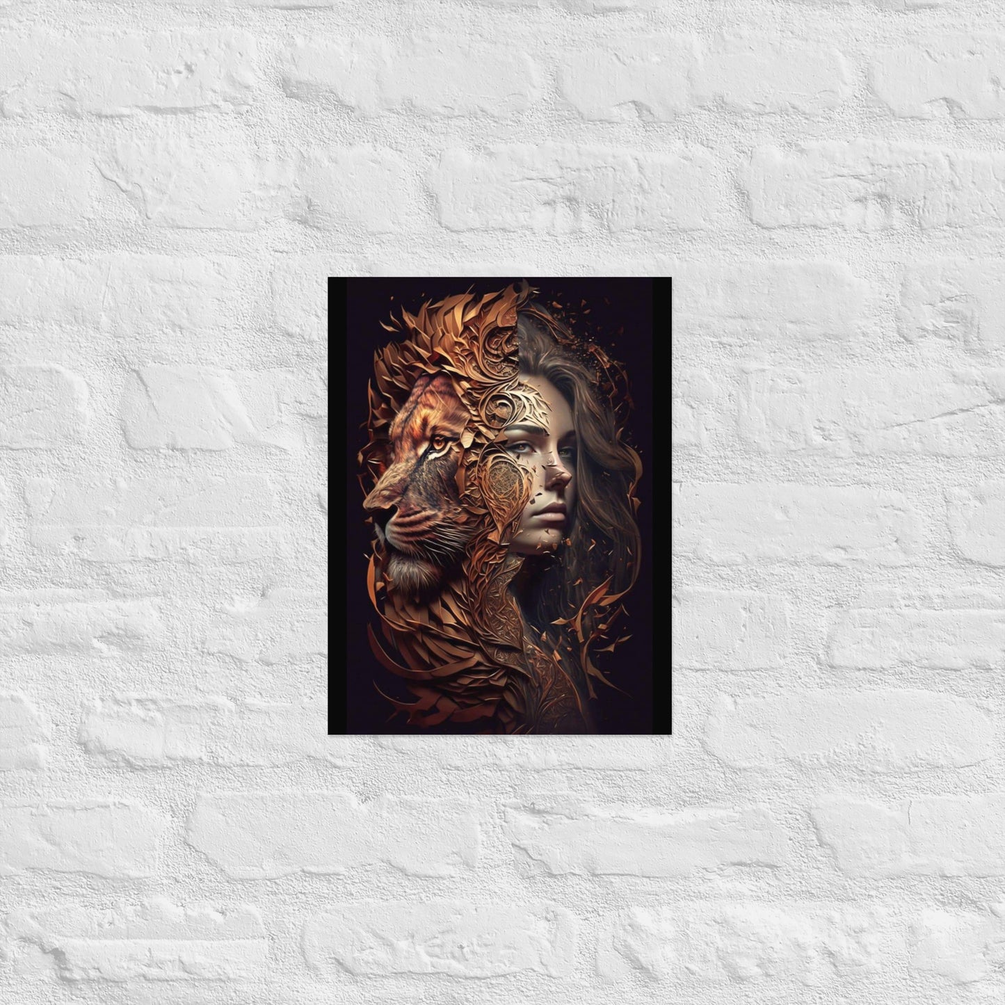 WA- The Lion Inside Print By Skyryn Voss - Poster