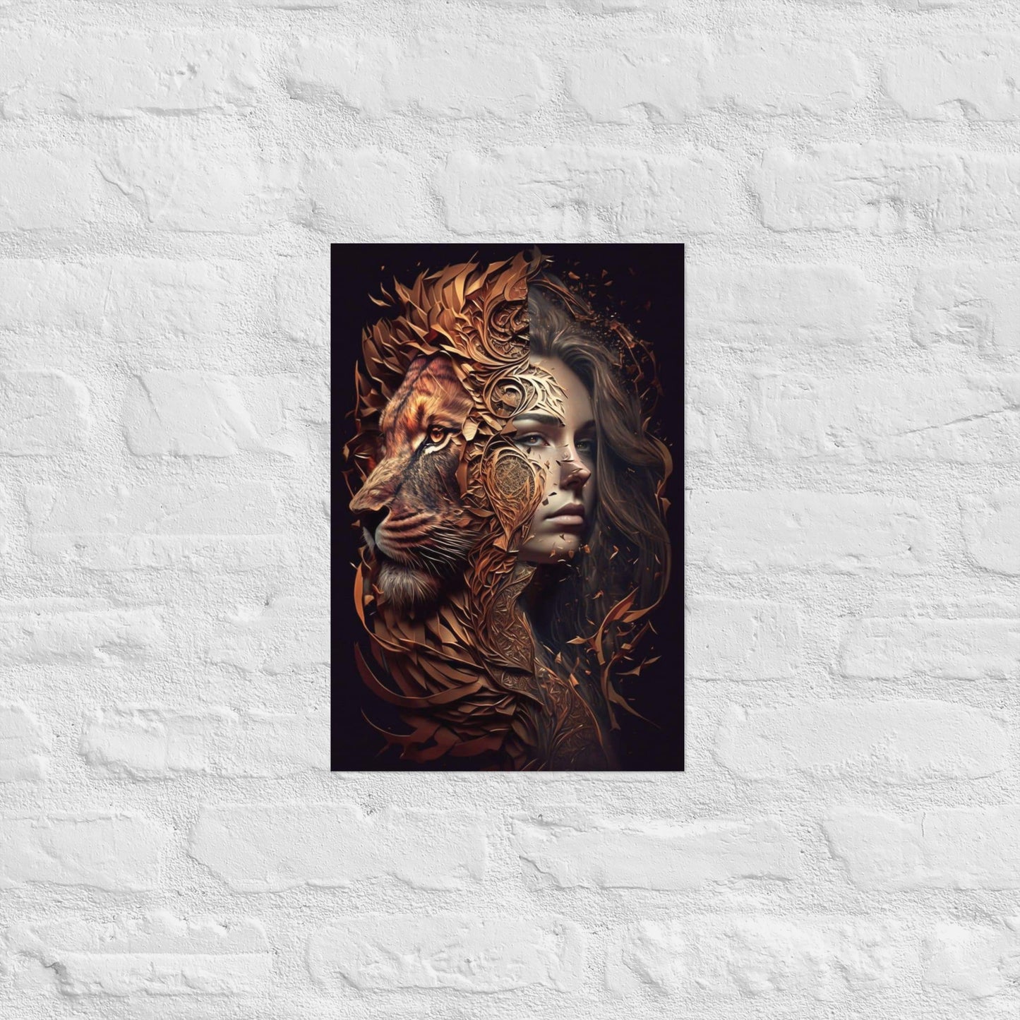 WA- The Lion Inside Print By Skyryn Voss - Poster