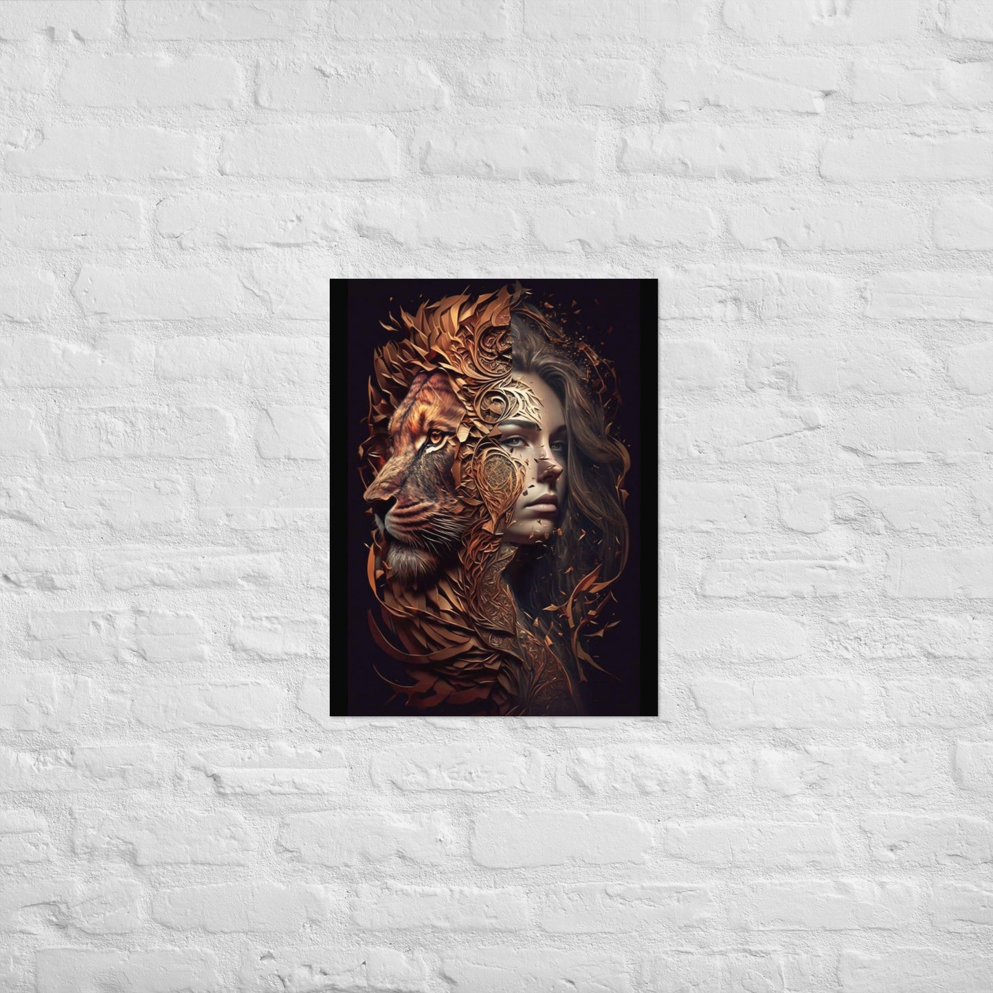 WA- The Lion Inside Print By Skyryn Voss - Poster