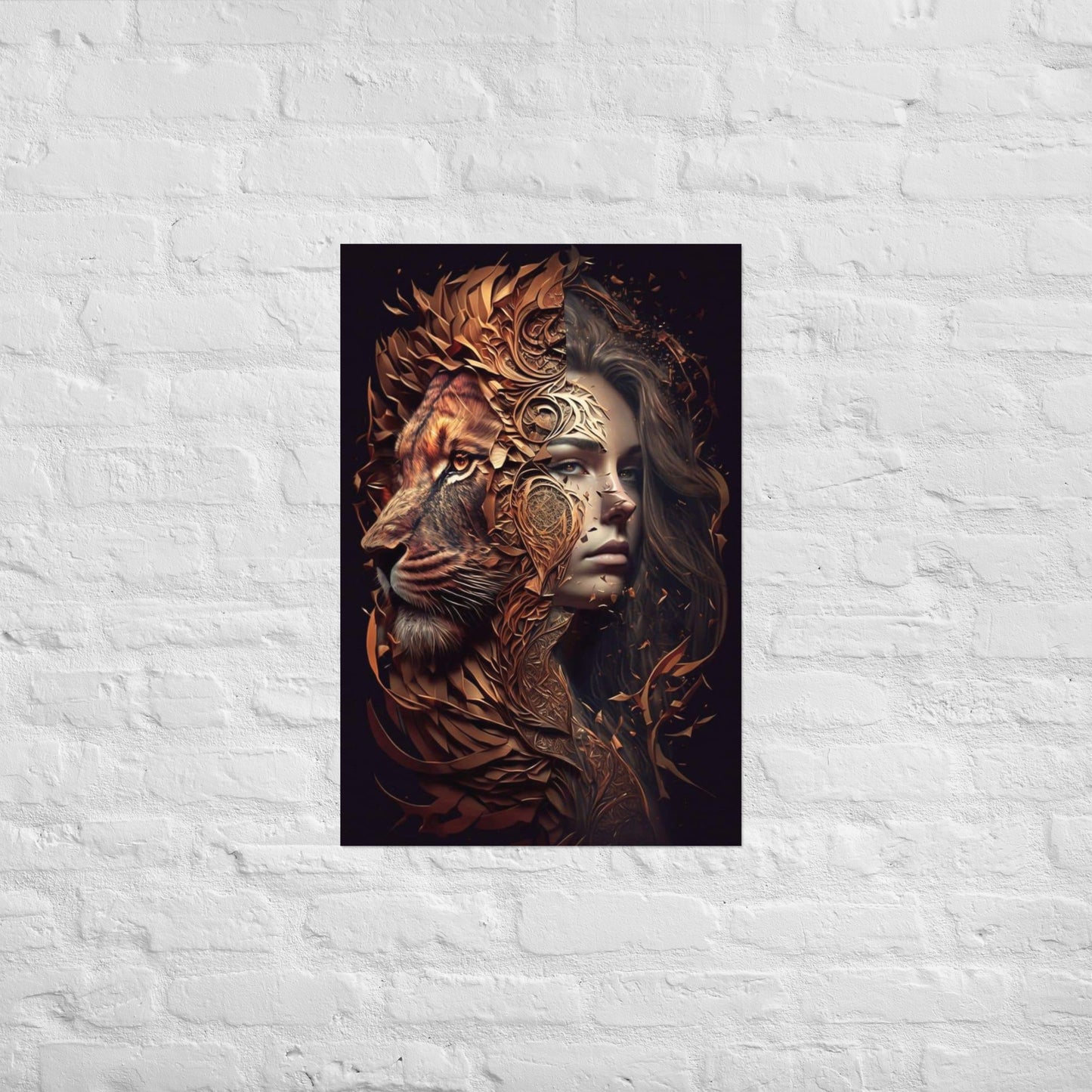 WA- The Lion Inside Print By Skyryn Voss - Poster