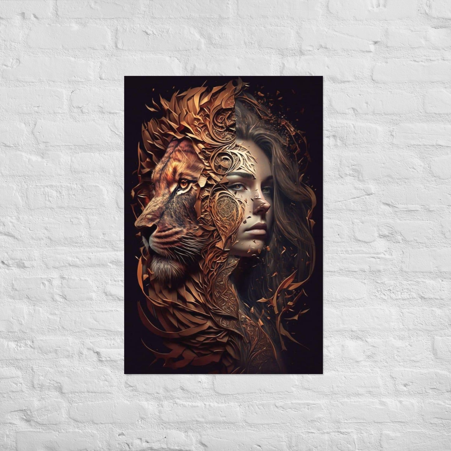 WA- The Lion Inside Print By Skyryn Voss - Poster