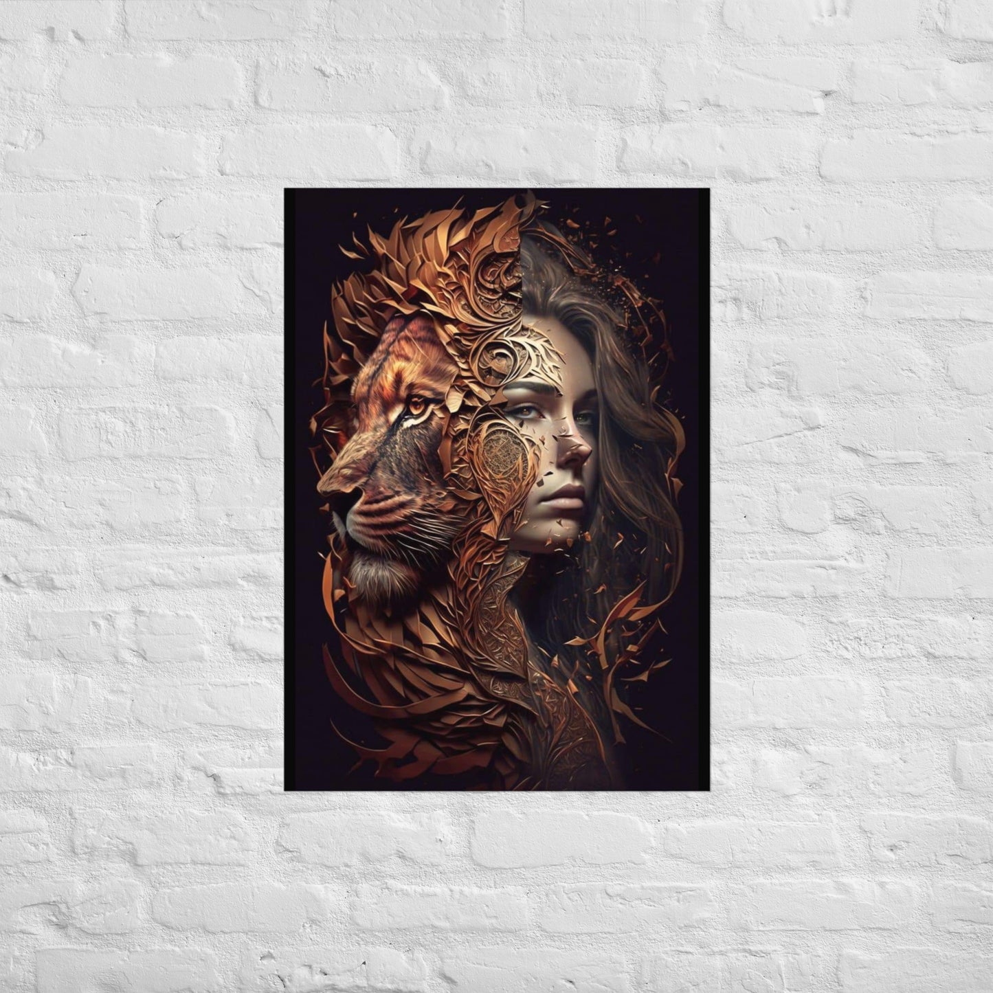 WA- The Lion Inside Print By Skyryn Voss - Poster