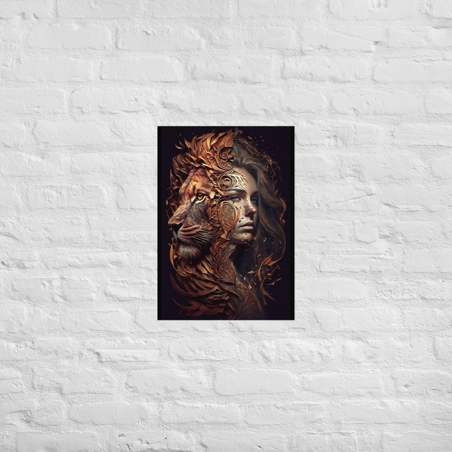 WA- The Lion Inside Print By Skyryn Voss - Poster