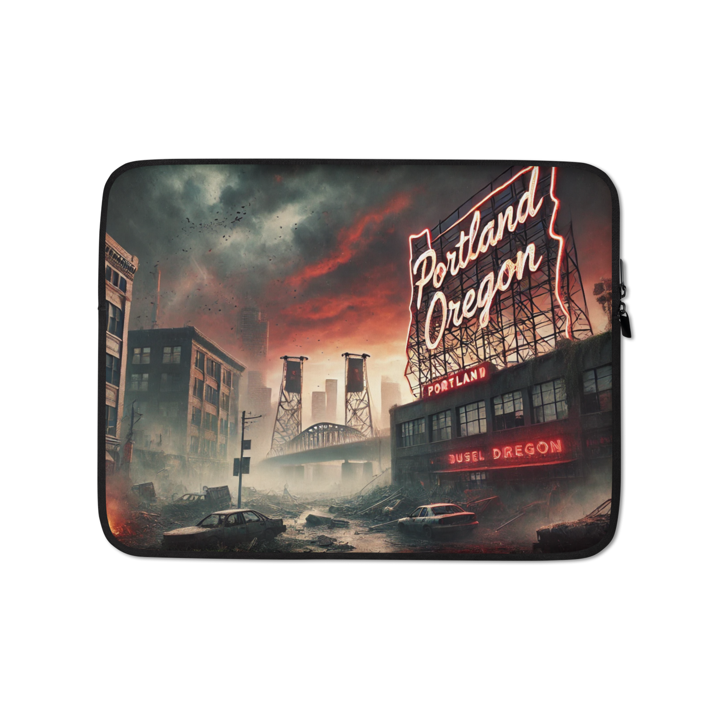 A- Dead Portland laptop sleeve