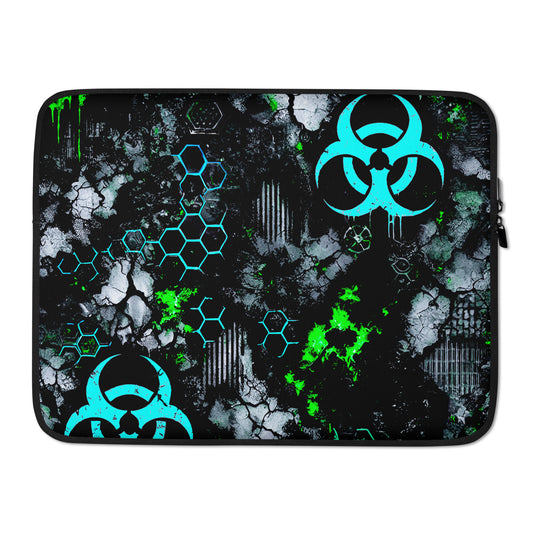 A- Biohazard Urban Decay Blue Laptop Sleeve