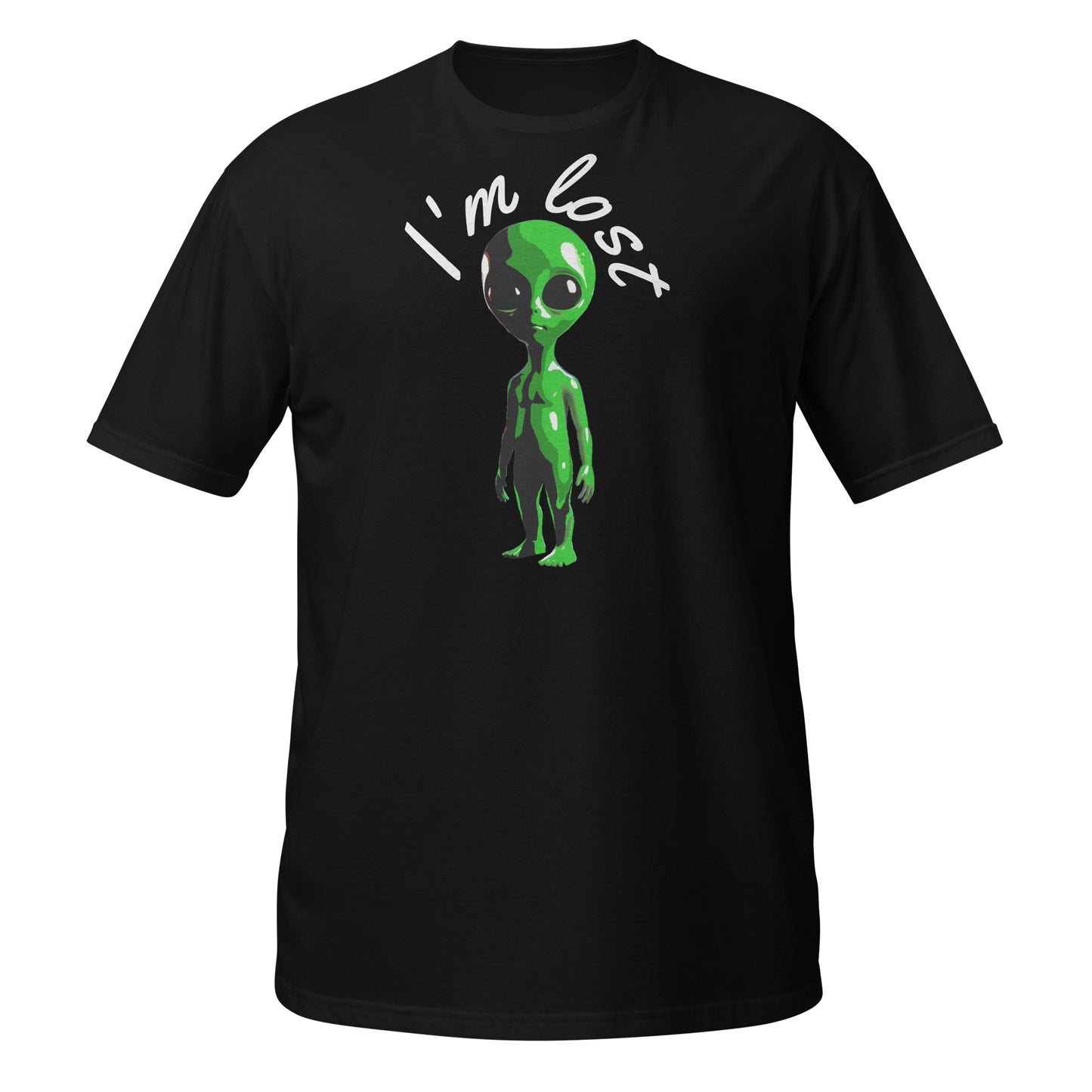 Hs- Little Green Man's Lost Short-Sleeve Unisex T-Shirt