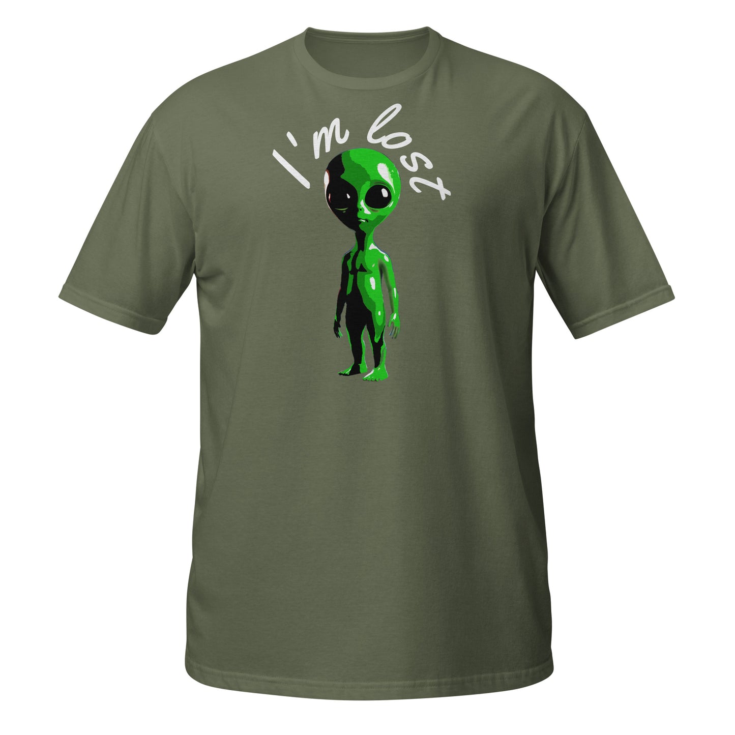 Hs- Little Green Man's Lost Short-Sleeve Unisex T-Shirt