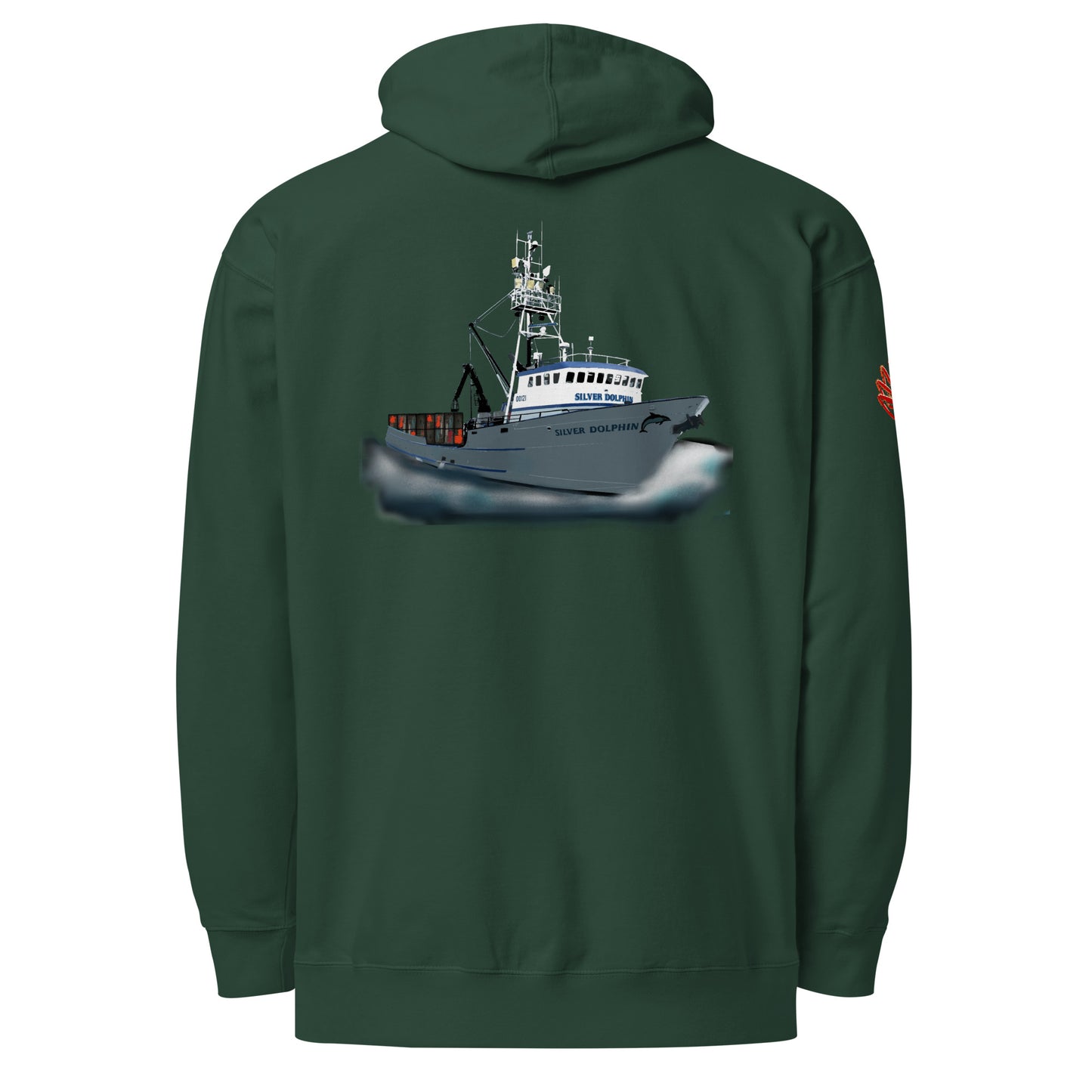 F.V. Silver Dolphin hoodie