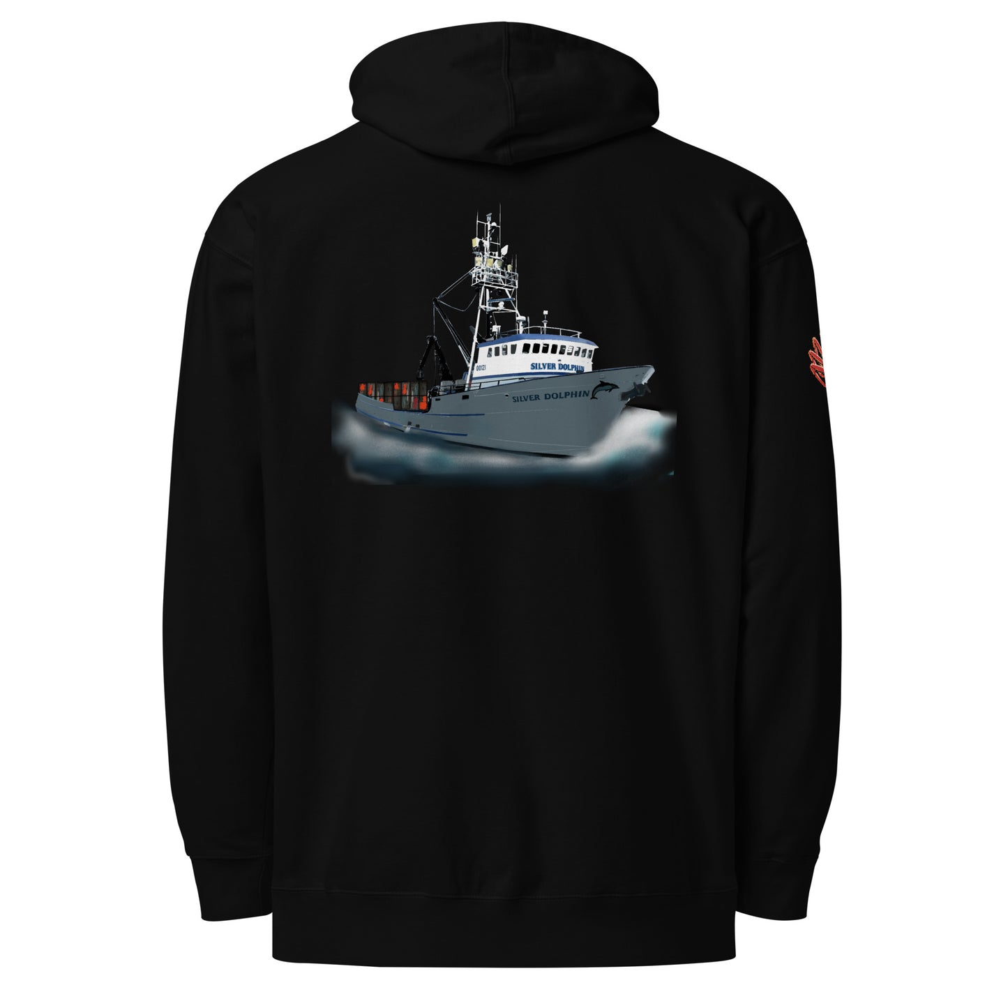 F.V. Silver Dolphin hoodie