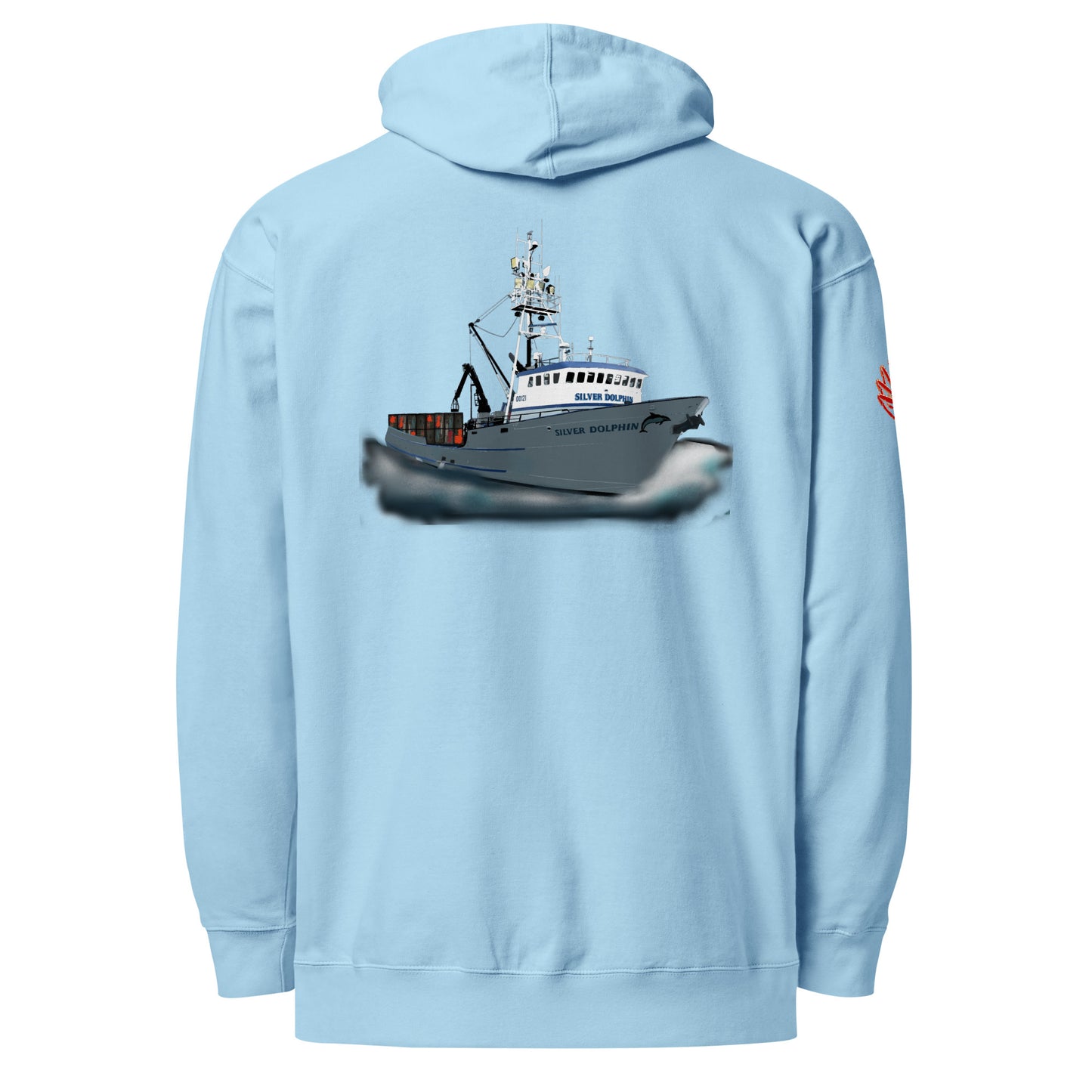 F.V. Silver Dolphin hoodie