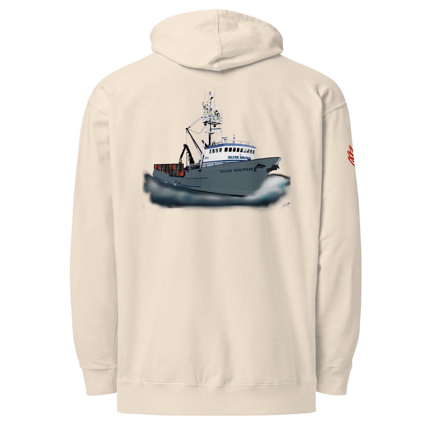 F.V. Silver Dolphin hoodie