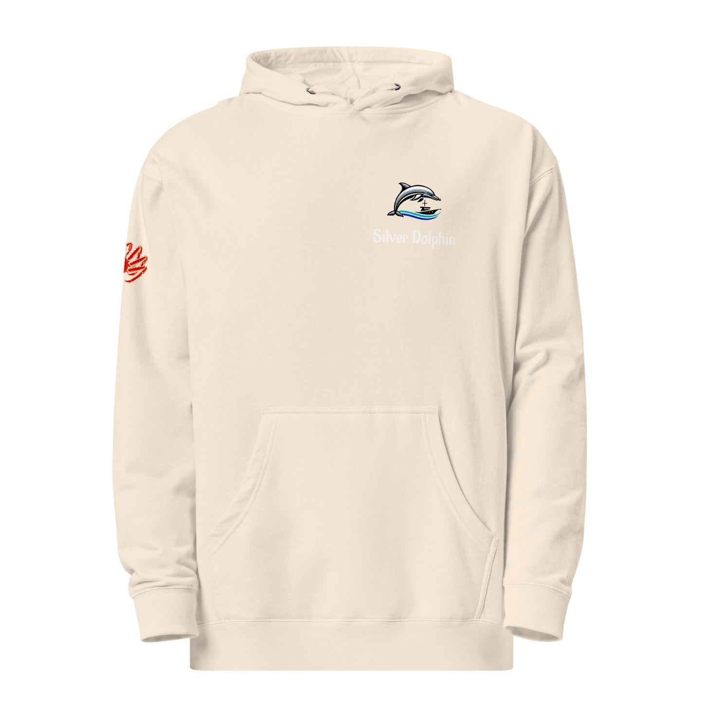 F.V. Silver Dolphin hoodie