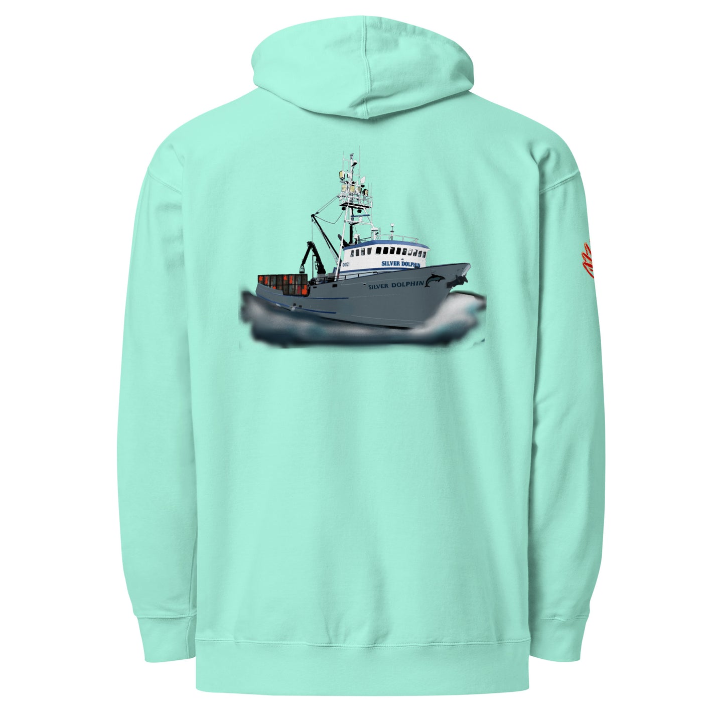 F.V. Silver Dolphin hoodie