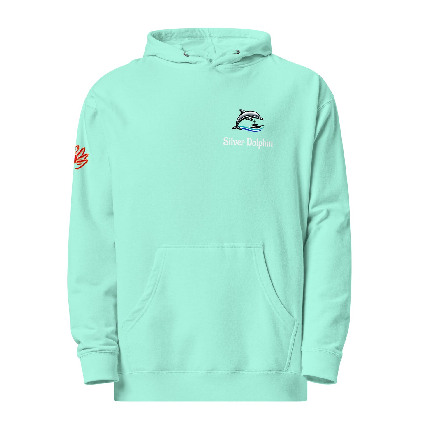 F.V. Silver Dolphin hoodie